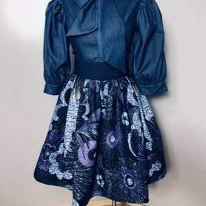 🆕️ Custom handmade Ankara skirt size 30W